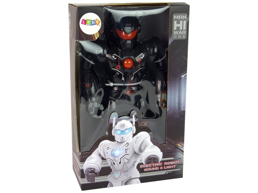 Interaktivní robot chodící – se zvuky a světly | černý