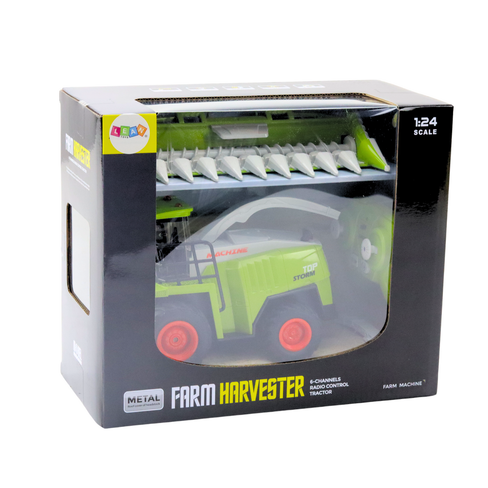 Kombajn na dálkové ovládání s hlavicí na kukuřici RC 2.4G