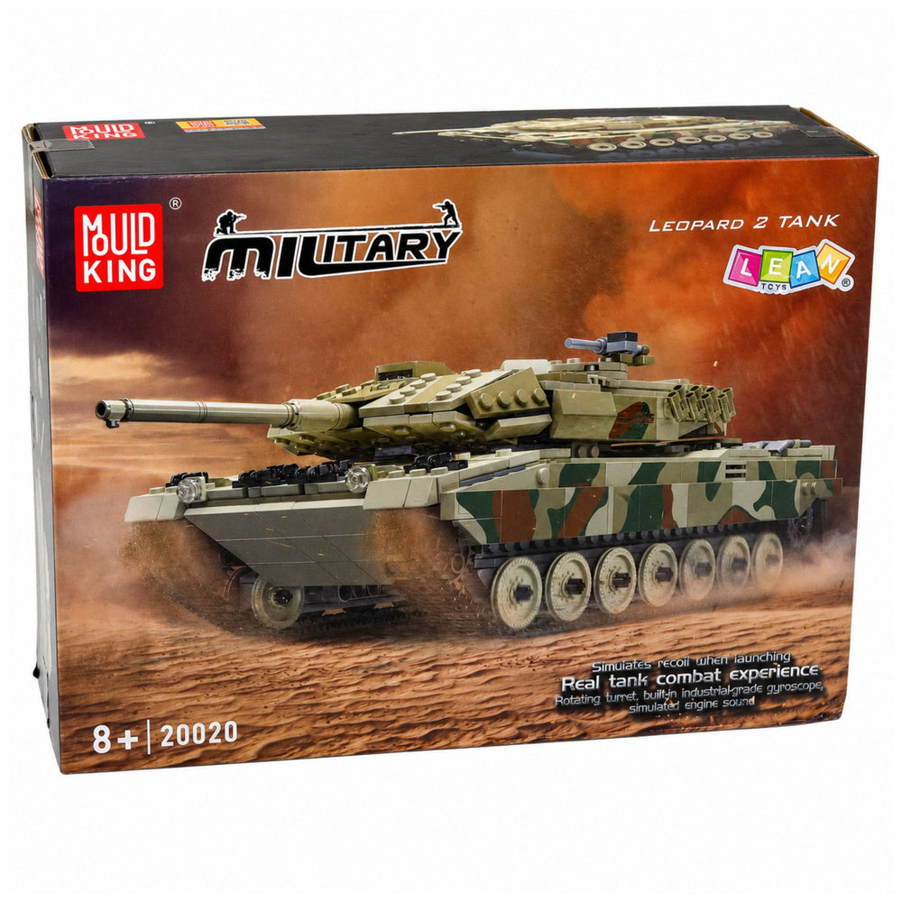 Konstrukční kostky vojenský tank Leopard RC s dálkovým ovládáním 1100 ks