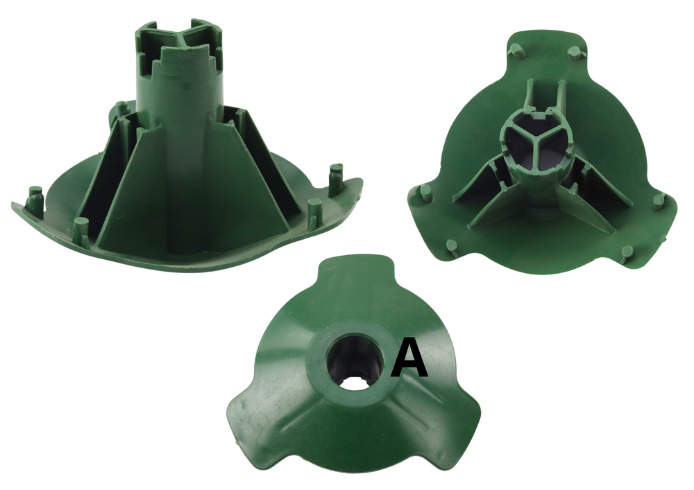 Korpus pro stojan na vánoční stromek se třemi nožkami 15x12 cm