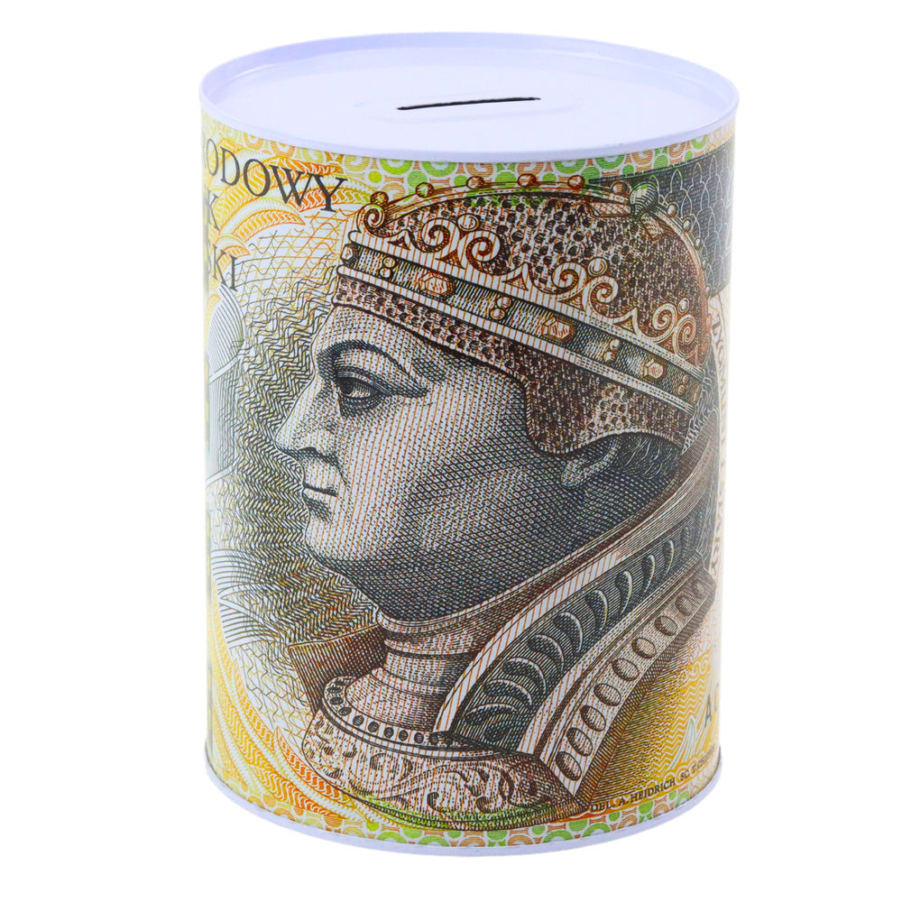 Kovová pokladnička bankovka 200 zlotých – 16x12cm