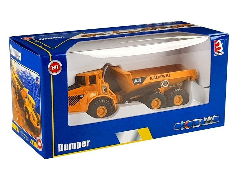 Kovové nákladní auto sklápěč 1:87 s pohyblivými prvky