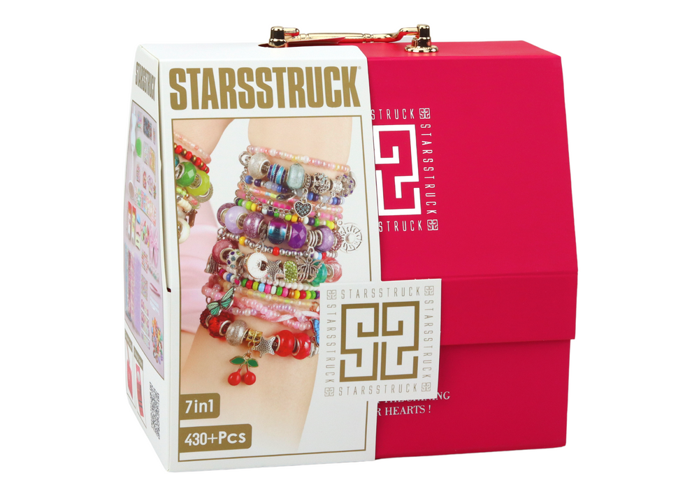 Kreativní kosmetická sada v kufříku – s manekýnem a doplňky