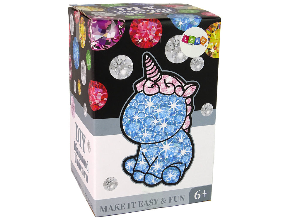 Kreativní sada jednorožec DIY – diamantové kamínky | zelený