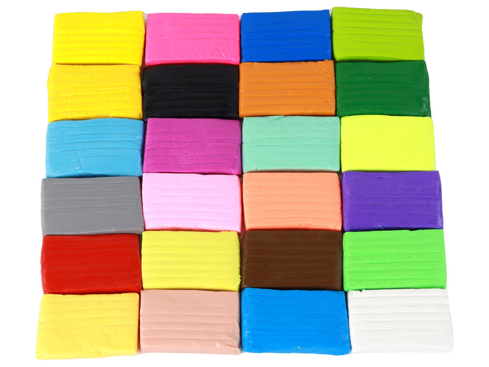 Kreativní sada modelovací hmoty – 24 barev mix