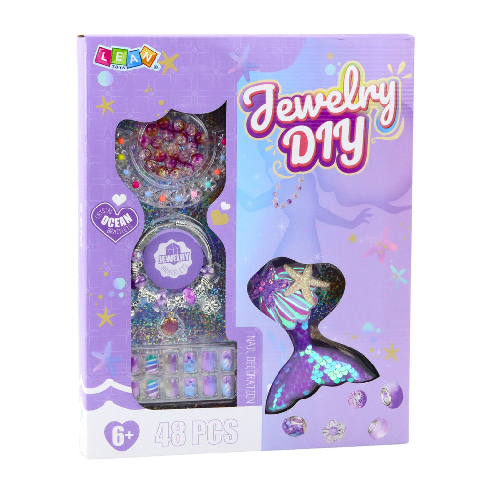 Kreativní sada na výrobu šperků – s korálky mořská panna