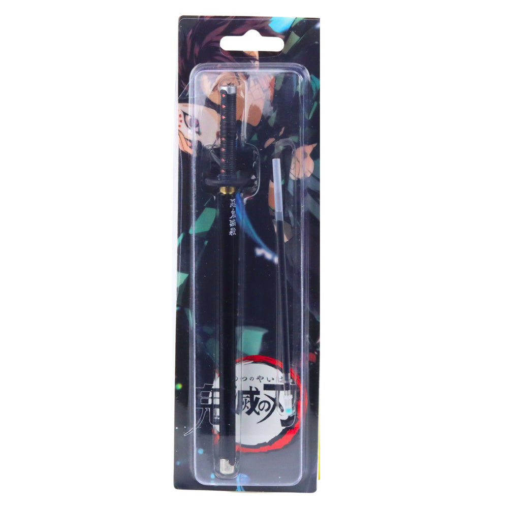Kuličkové pero katana kovové – s výměnnou náplní | černé