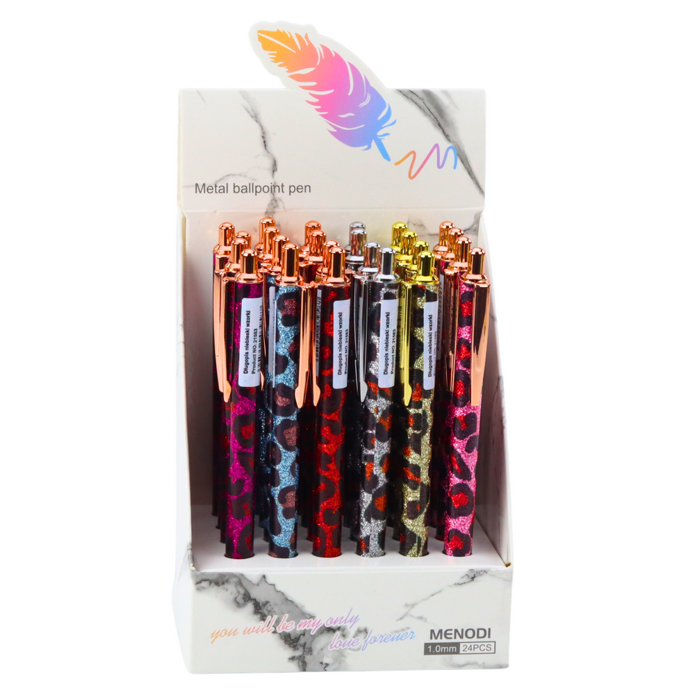 Kuličkové pero kovové automatické – motiv pantera 1,0mm