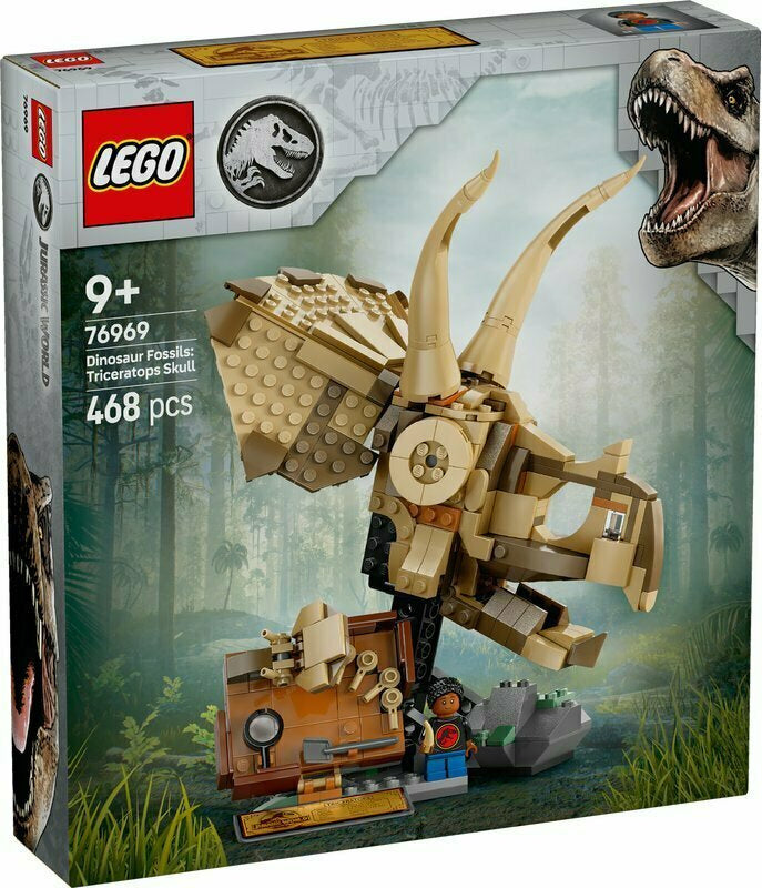 LEGO dinosauří kostra triceratops – Jurassic World
