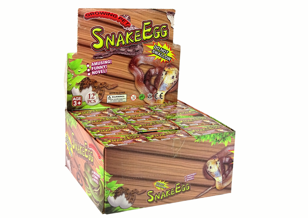 Magické líhnoucí se vejce s hadem 6cm – rostoucí hračka