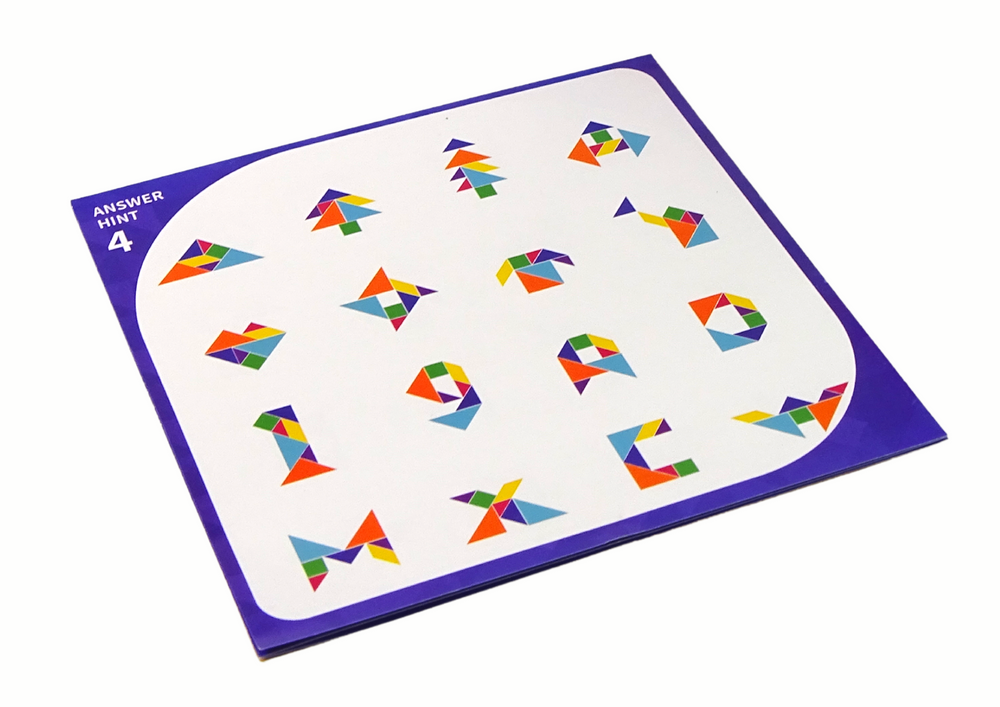 Magnetická skládačka Tangram 7 kostek puzzle barevné