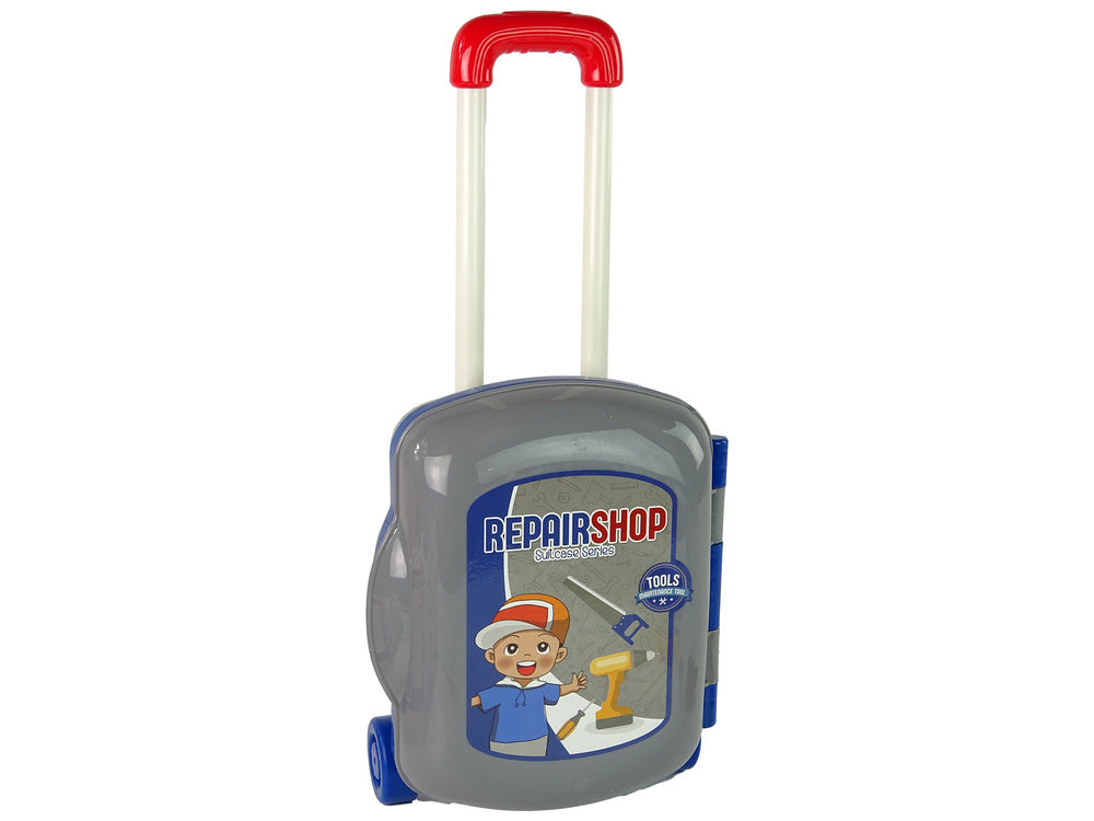 Mechanický kufřík s nářadím pro kluky na kolečkách