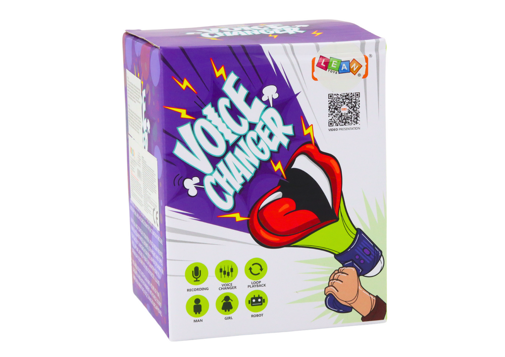 Megafon měnič hlasu s nahráváním tři hlasové režimy