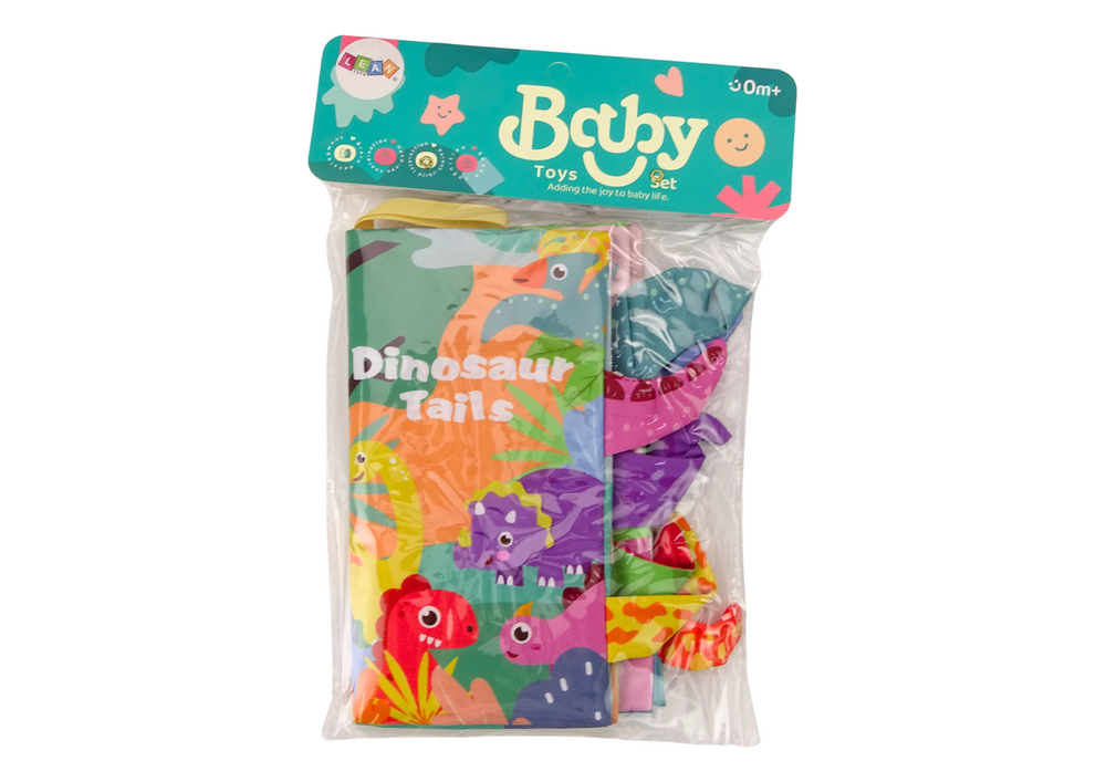 Měkká knížka Dinosauři se šelestivými stránkami a výstupky