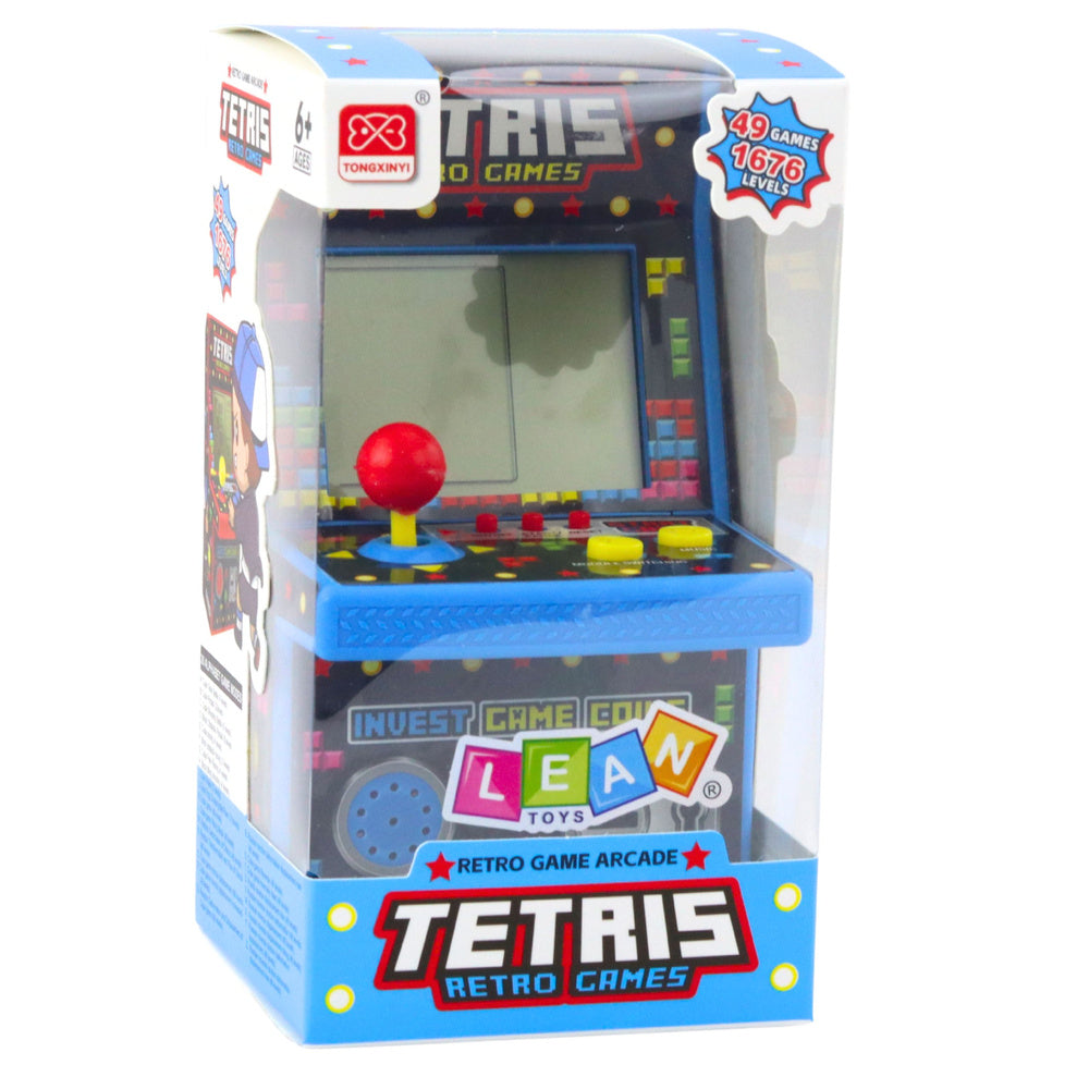 Mini herní automat Tetris – 49 her 1676 úrovní | modrý