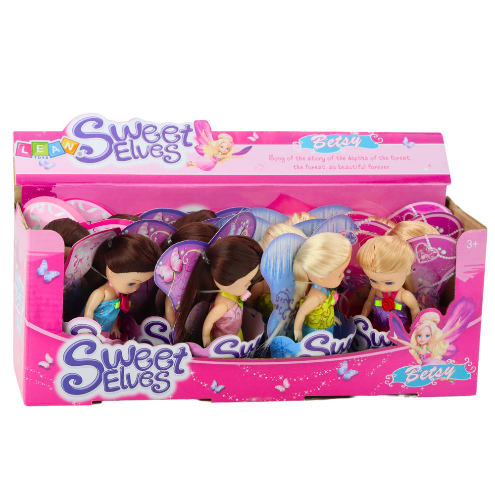 Mini panenka víla elf se křídly 11,5 cm – Betsy