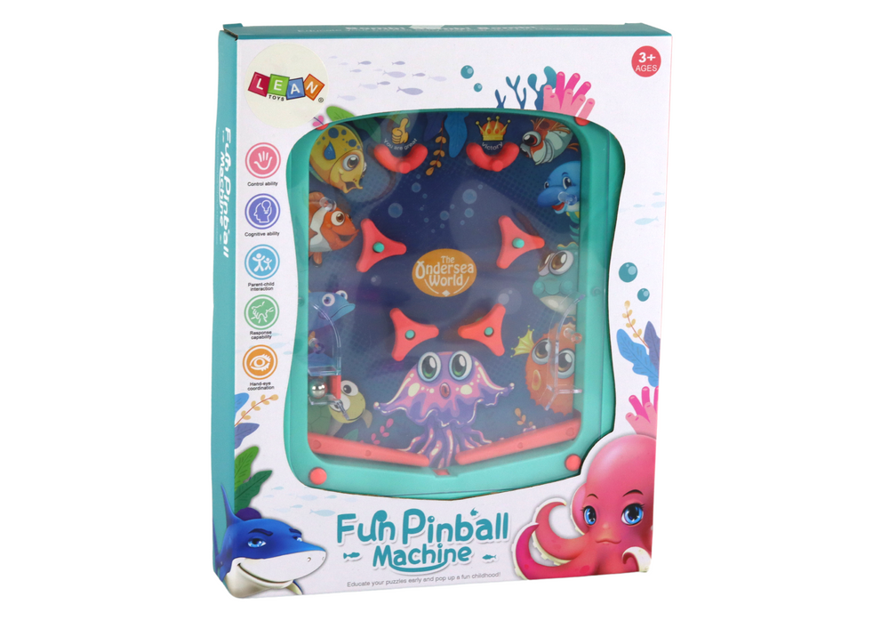 Mini Pinball obratnostní hra s kuličkou – zelená