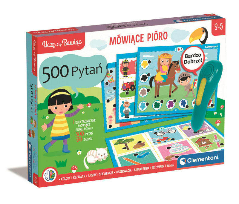 Mluvící pero s 500 otázkami pro předškoláky – Clementoni