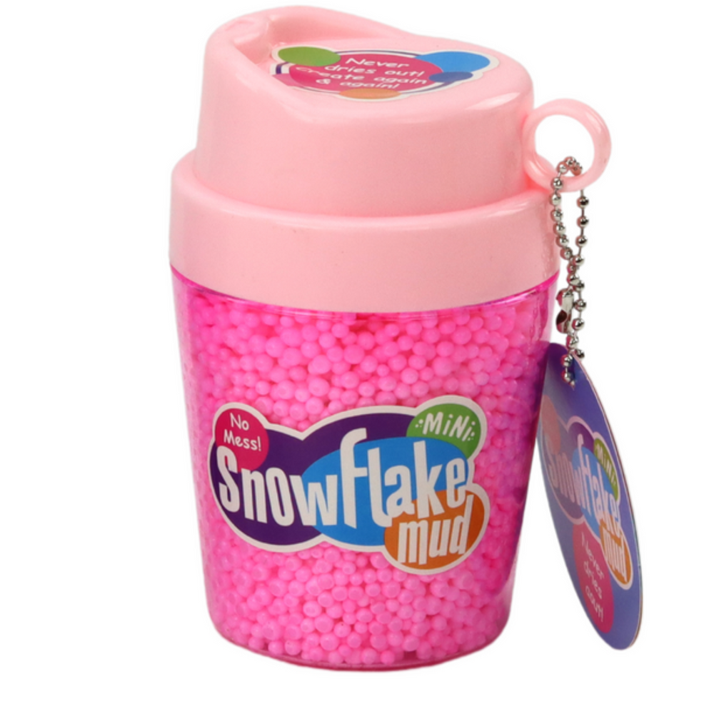 Modelovací hmota s kuličkami – růžová v kelímku