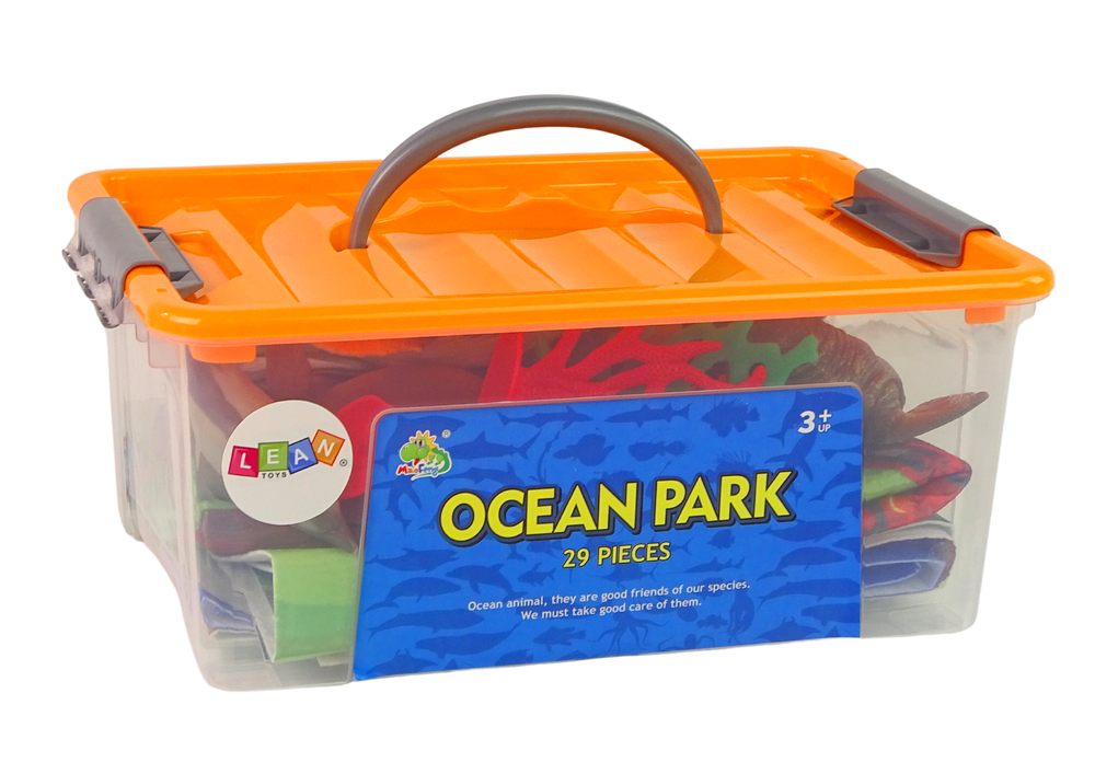 Mořská zvířata figurky set 24 ks – s matou a příslušenstvím