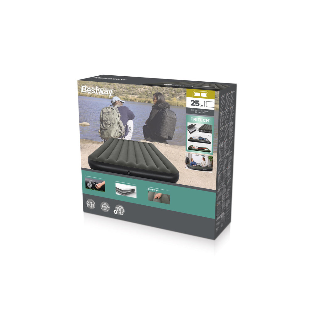 Nafukovací matrace 203x152x25 cm s flokovaným povrchem – Bestway