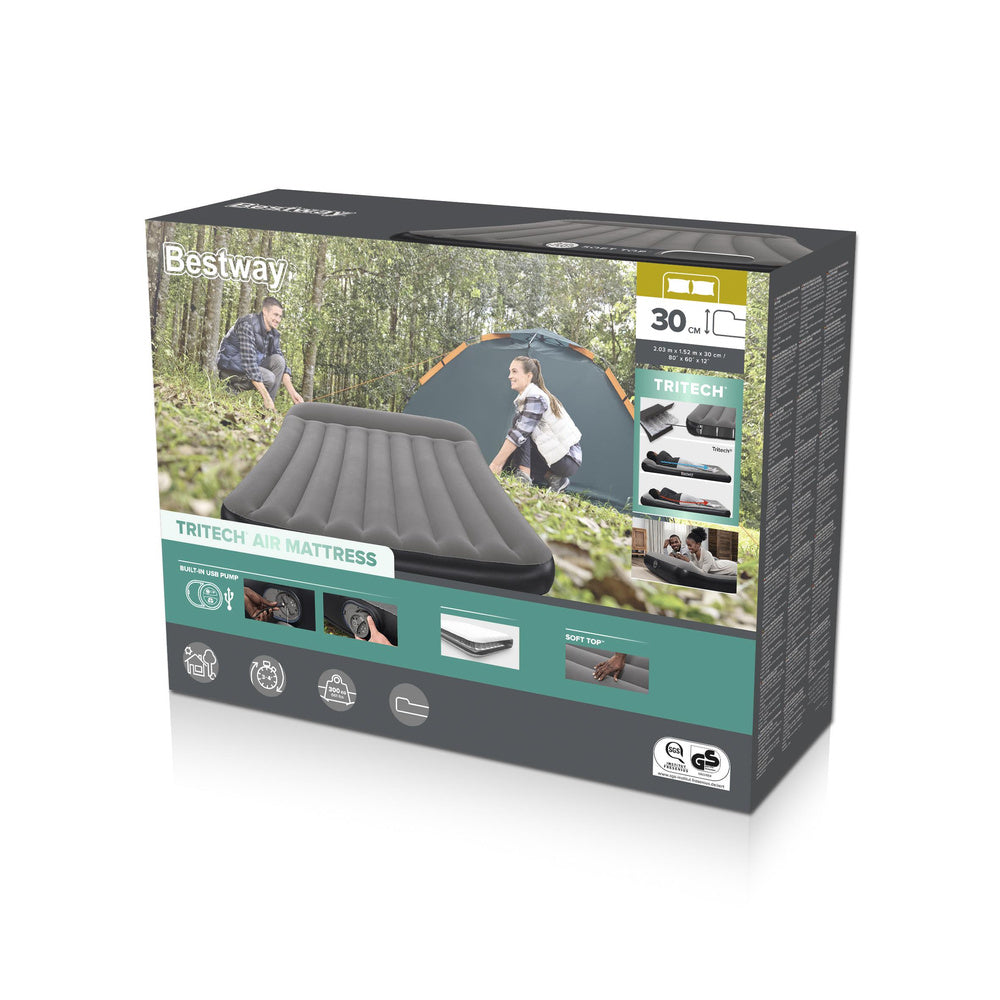 Nafukovací matrace pro dva 150x203 cm s USB pumpou – Bestway