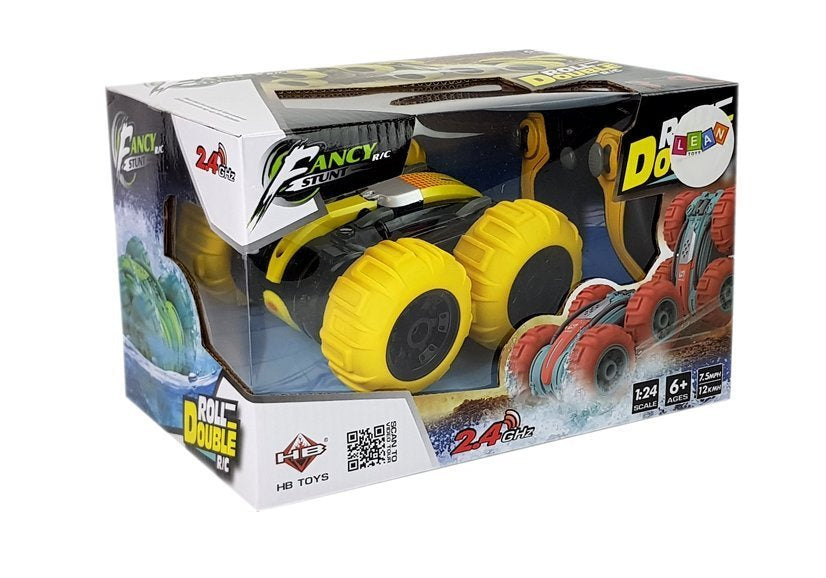 Obojživelné RC auto na dálkové ovládání 1:24 žluté
