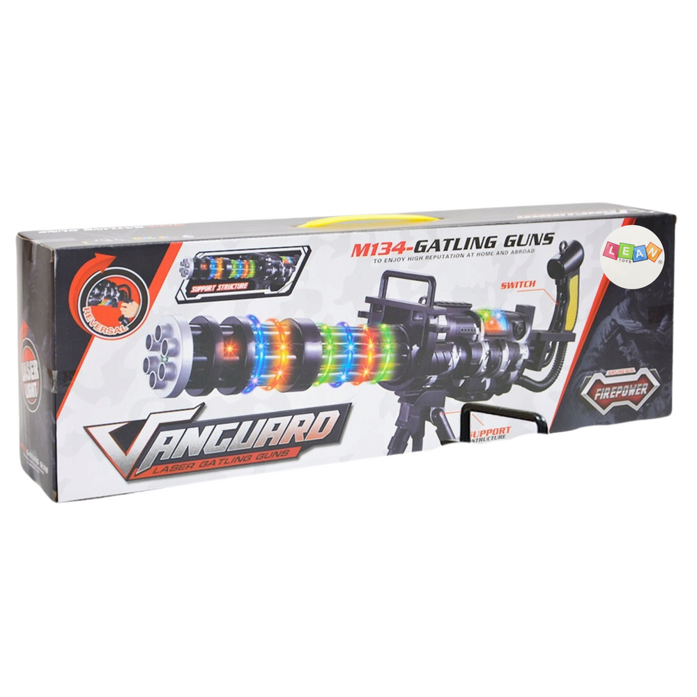 Odstřelovací puška se stojanem – světla zvuky vibrace | černá