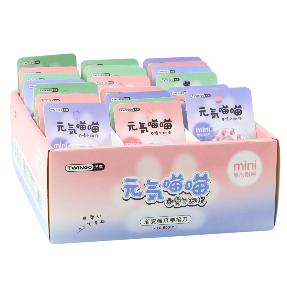 Ořezávátko kočičí tlapka – na tenké tužky a pastelky