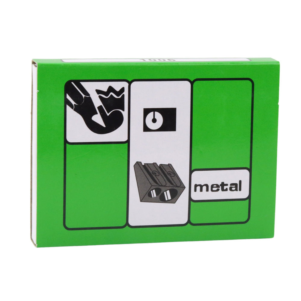 Ořezávátko kovové dvojité – na tenké i tlusté tužky