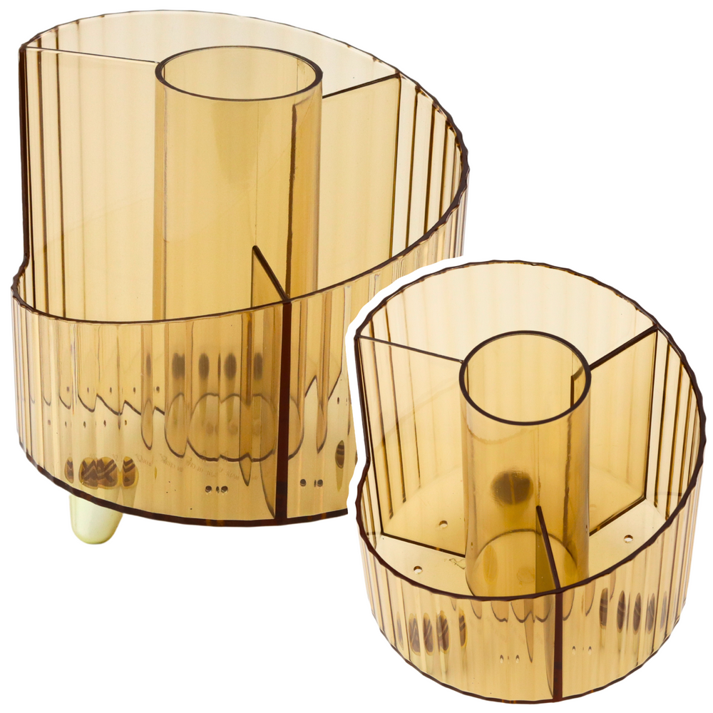 Organizer na školní potřeby průhledný žlutý