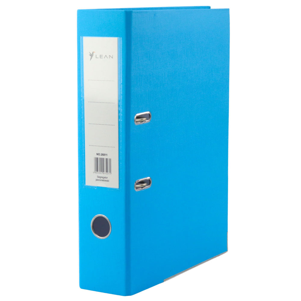 Pákový pořadač A4 80mm – kovový mechanismus | modrý