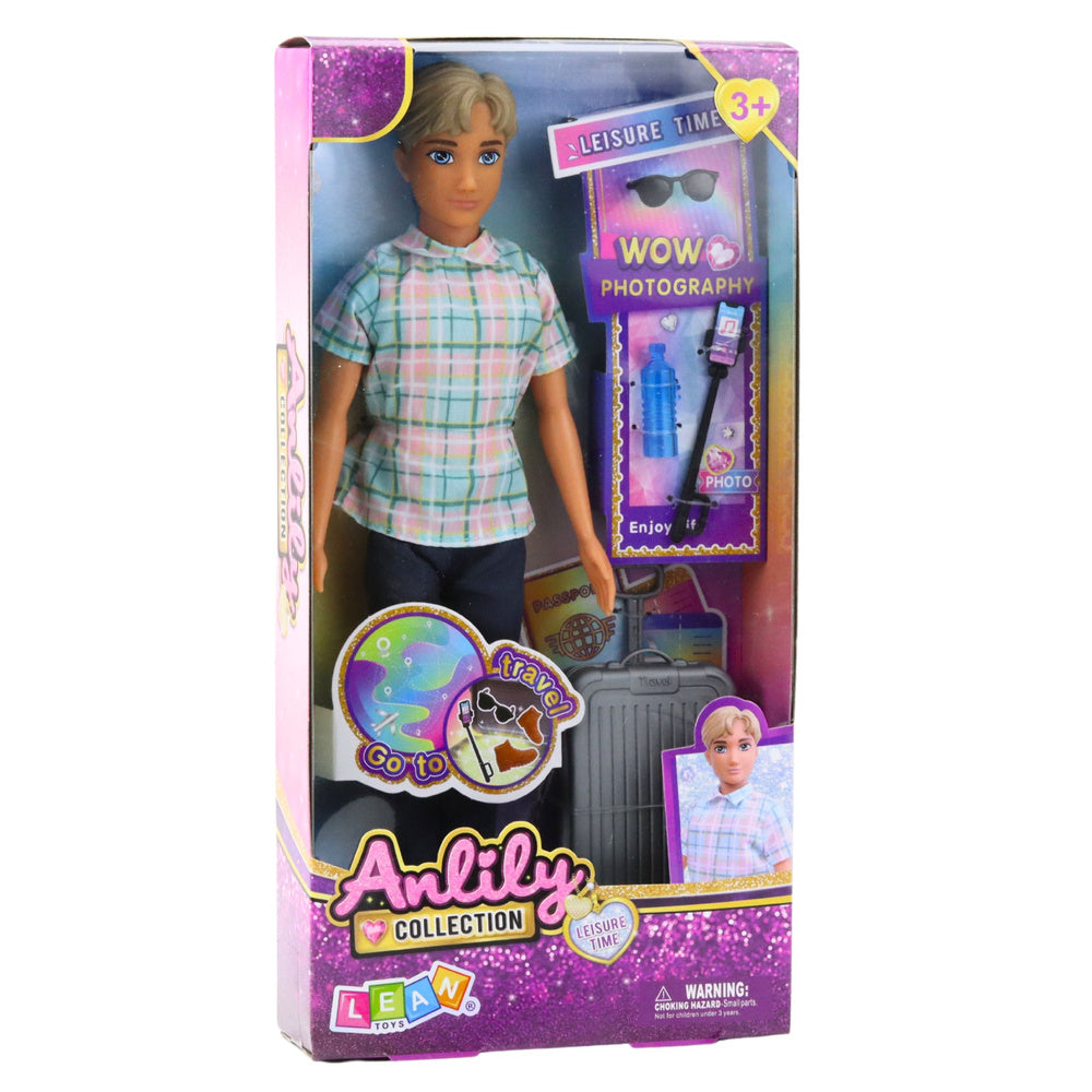 Panenka chlapec s kufrem – cestovní doplňky | Anlily