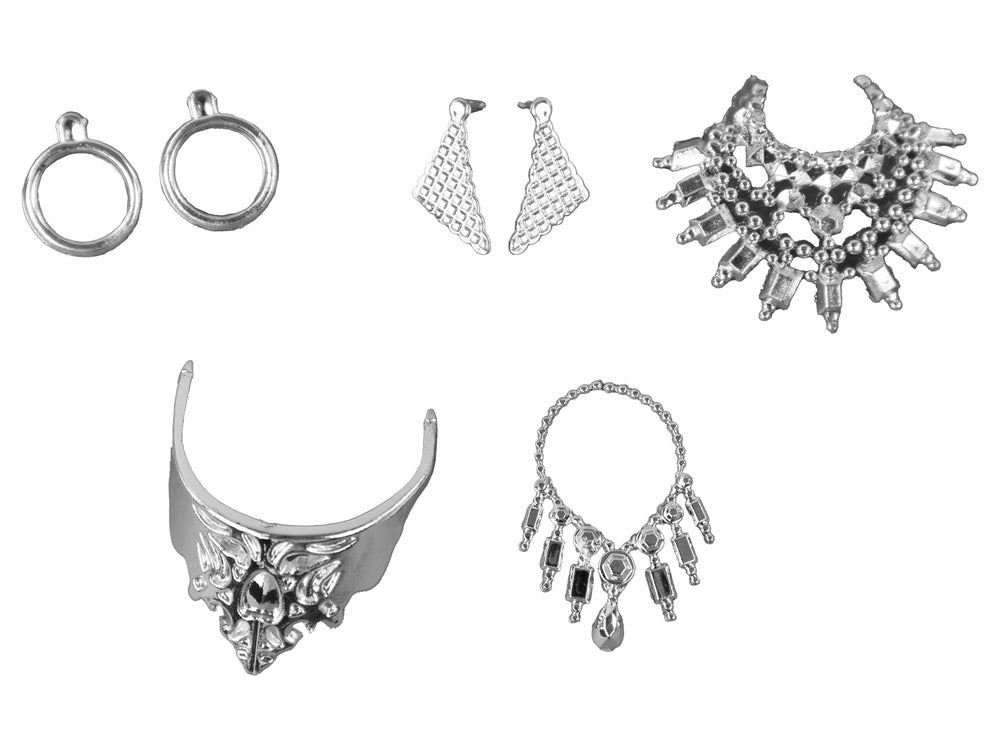 Panenka s blond vlasy a šatníkem – 12 párů bot 5 šatů