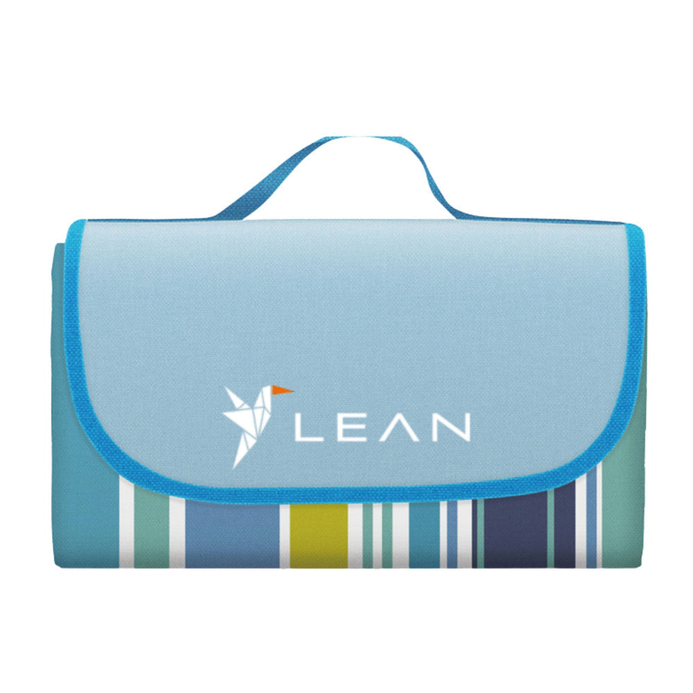 Piknikový koc skládací 200x150cm – s uchem vzor květiny