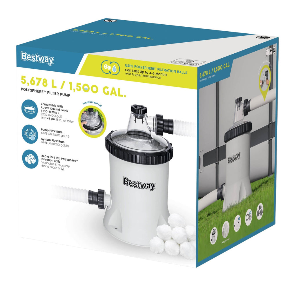 Písková filtrace do bazénu Bestway 58870 – 5678L/h