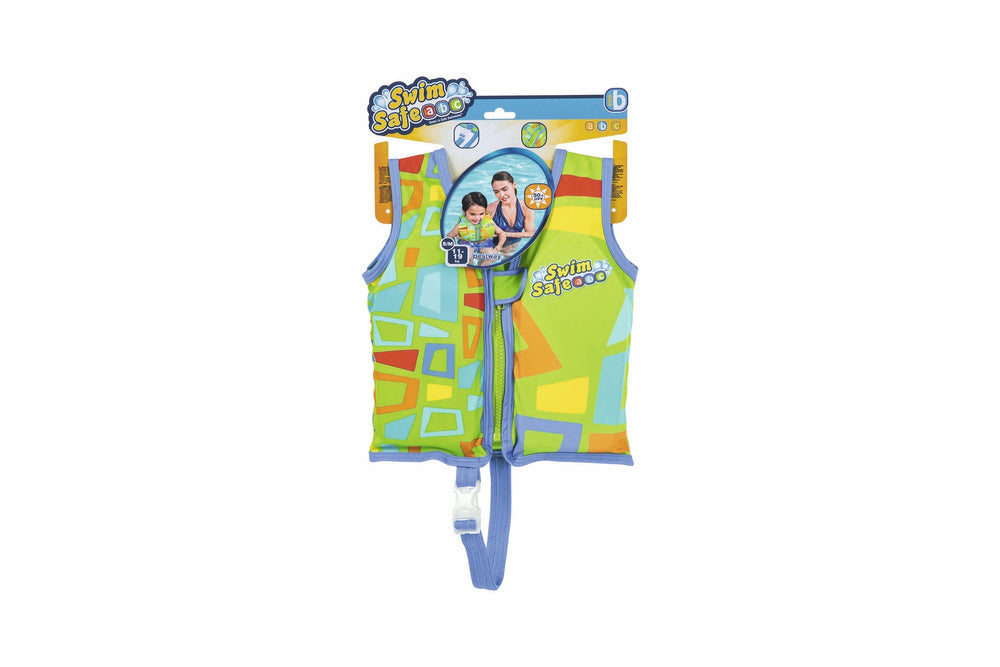Plavecká vesta pro děti 51 cm – s pěnovými vložkami | Bestway zelená