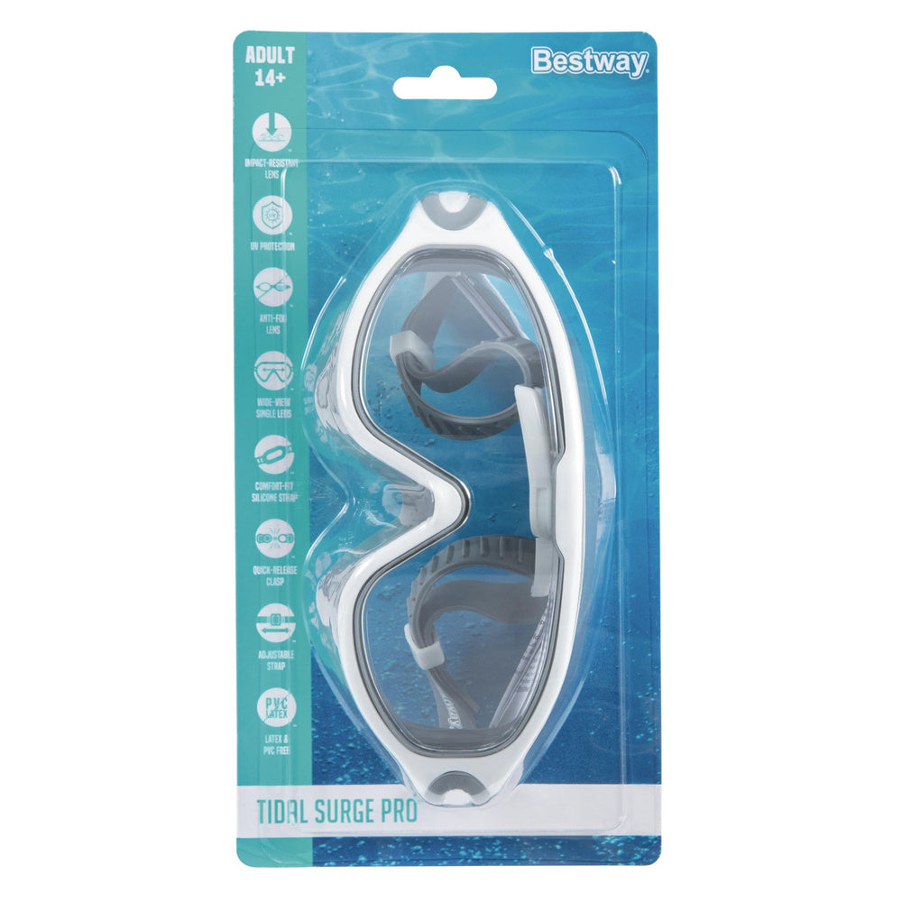Plavecké brýle nastavitelné bílo-šedé – Bestway