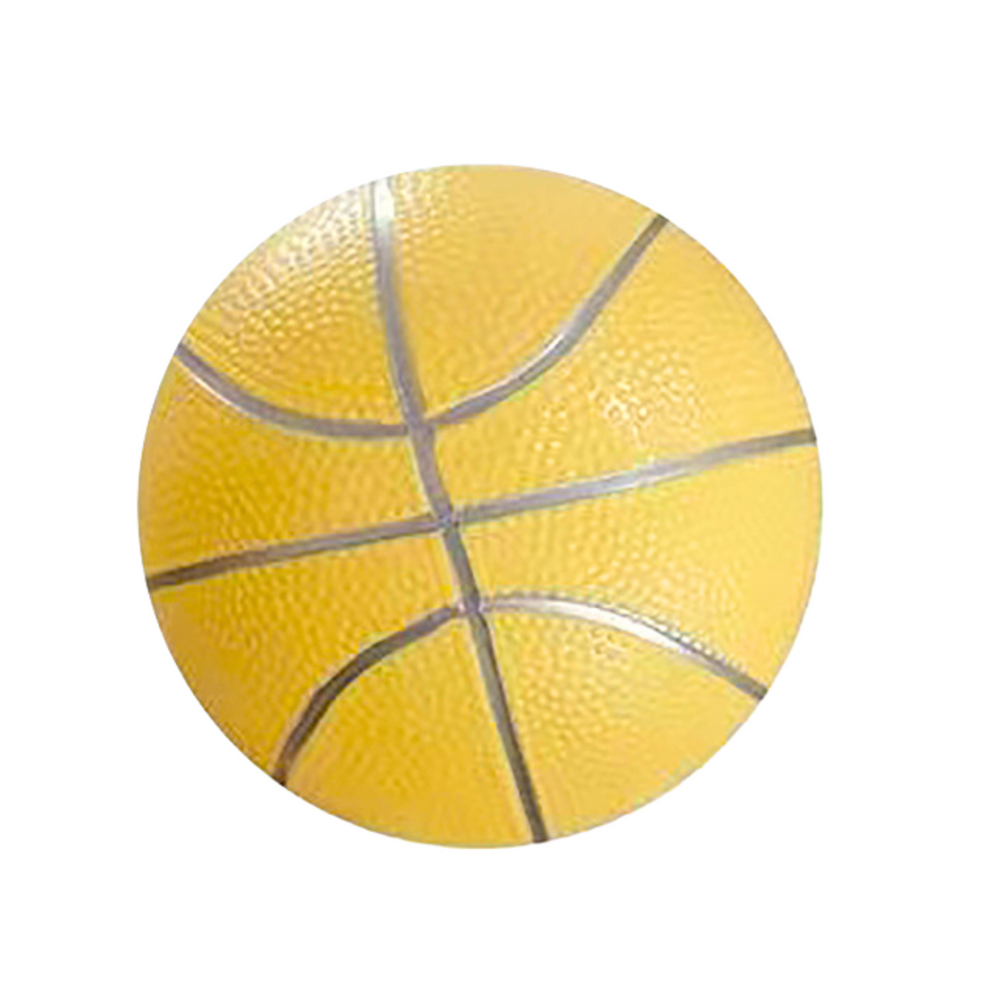 Plážový míč gumový 20cm – lehký pastelově žlutý