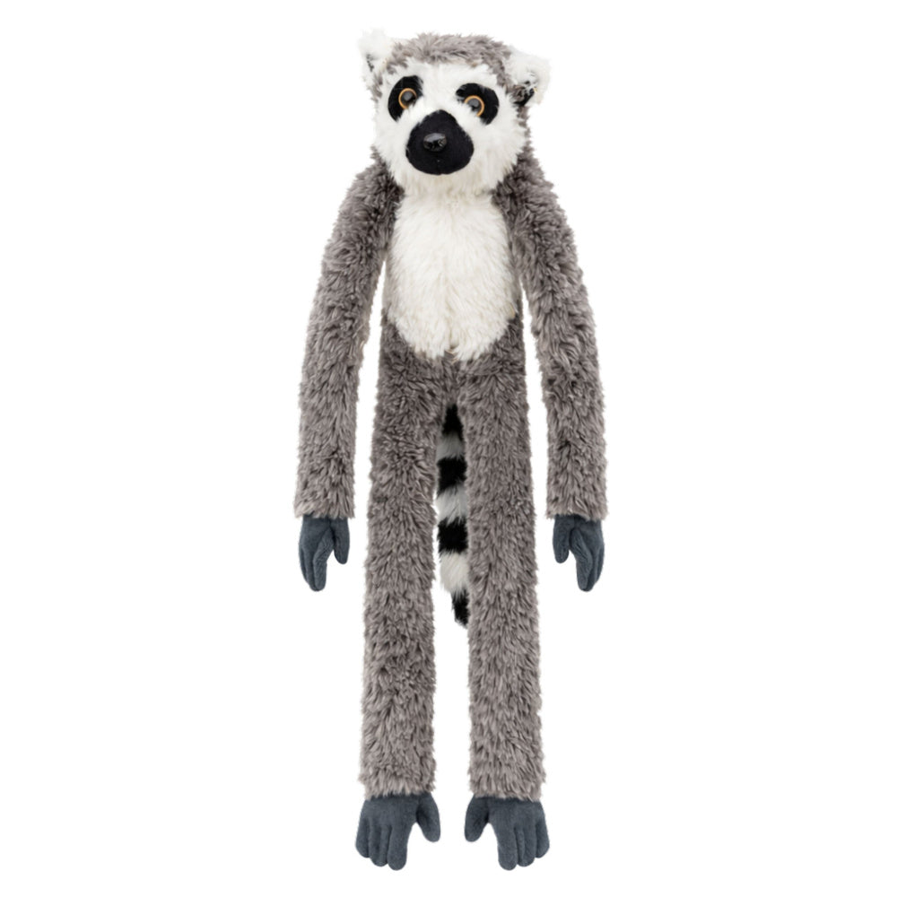 Plyšový lemur přítulka se suchým zipem k zavěšení 35 cm