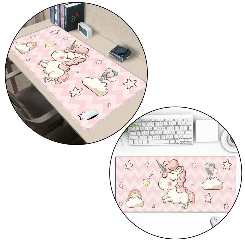 Podložka pod klávesnici s jednorožcem – gumová 80x30cm