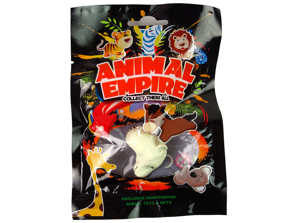 Prstýnek edukační zvířátka lední medvěd – bílý na prst