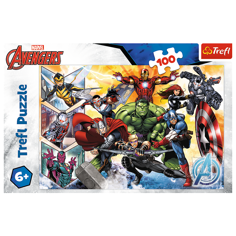 Puzzle 100 dílků Síla Avengers – Trefl 16431