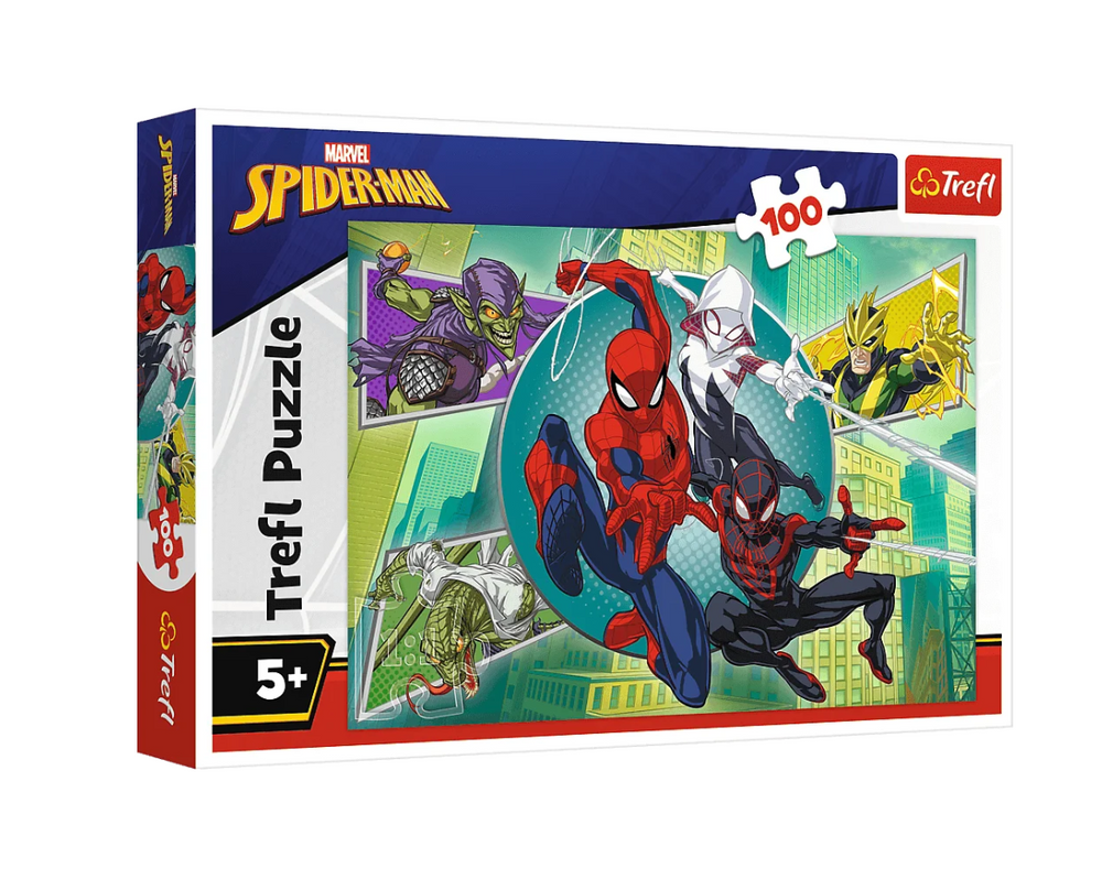 Puzzle 100 dílků Spider Mask – Disney Marvel Spiderman – Trefl