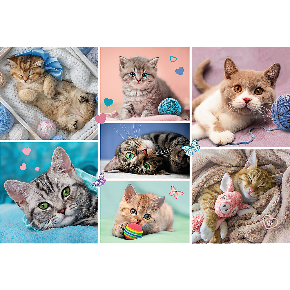 Puzzle 100 dílků Ve světě koček – Trefl 16420