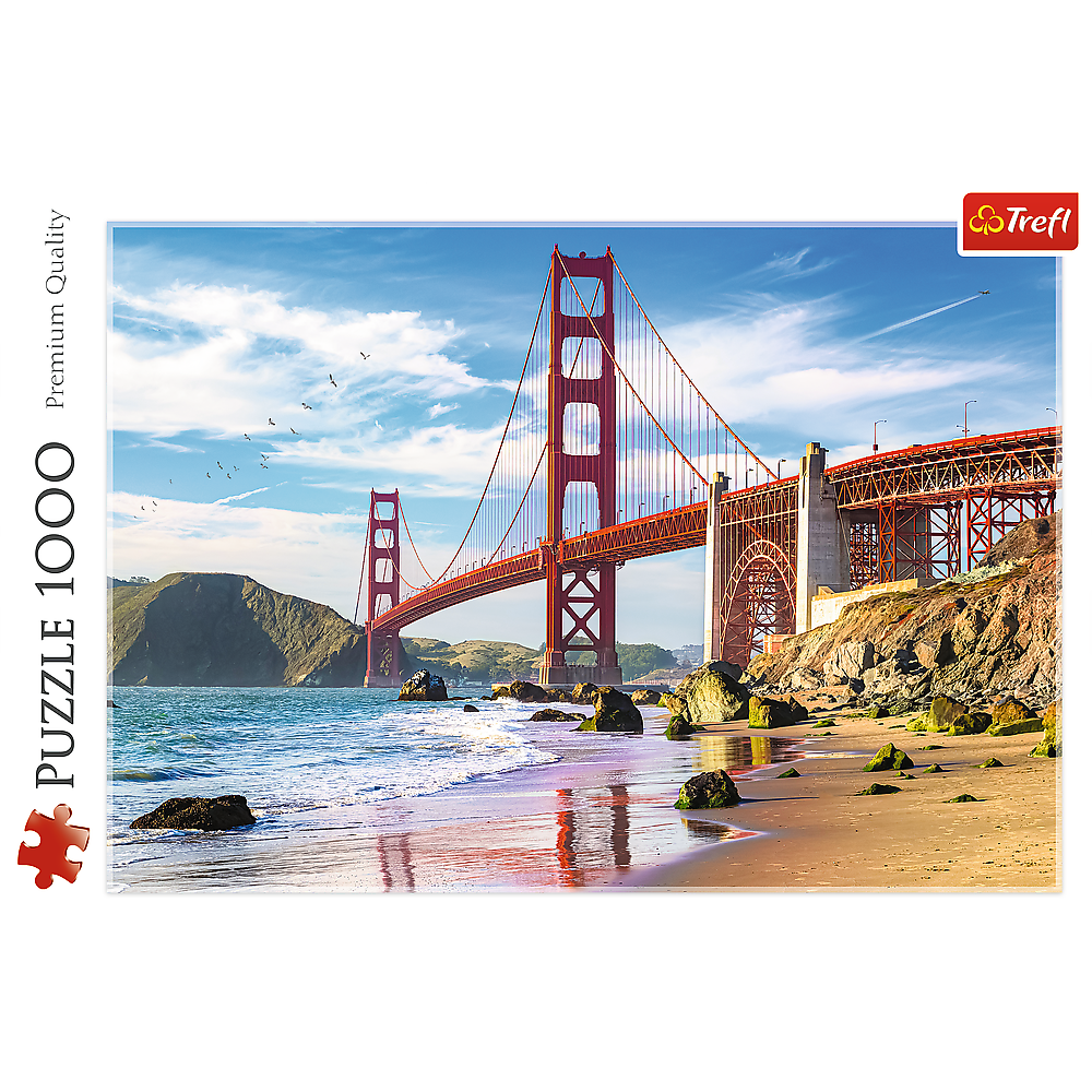 Puzzle 1000 dílků Golden Gate Bridge San Francisco 683x480 mm
