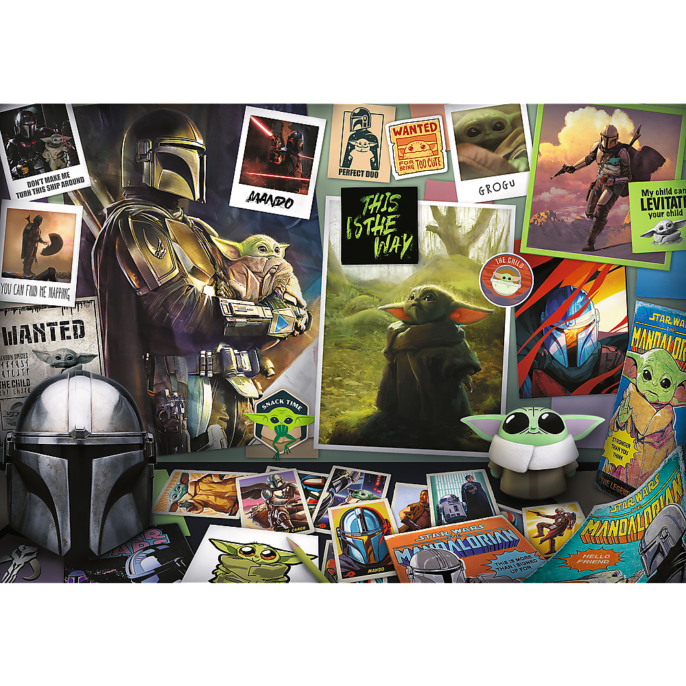 Puzzle 1000 dílků Grogu Star Wars Mandalorian – Trefl