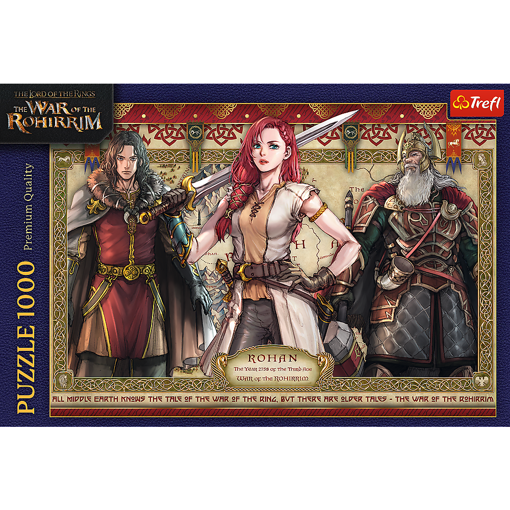 Puzzle 1000 dílků Pán prstenů Válka Rohirrimů 683x480 mm