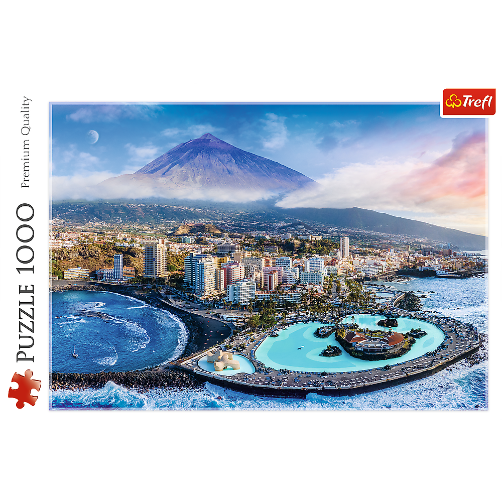 Puzzle 1000 dílků Pohled na Tenerife Španělsko – Trefl