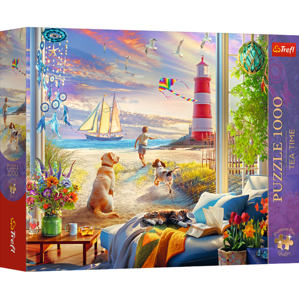 Puzzle 1000 dílků Tea Time: Summer Breeze – Trefl